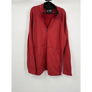 5.11 Tactical Red Full Zip Jacket Men's 2XL Long Sleeve Performance Outdoor